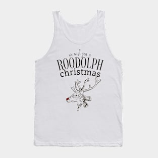 Roodolph The Red Nosed Roo! Merry Christmas Gift Idea! Tank Top